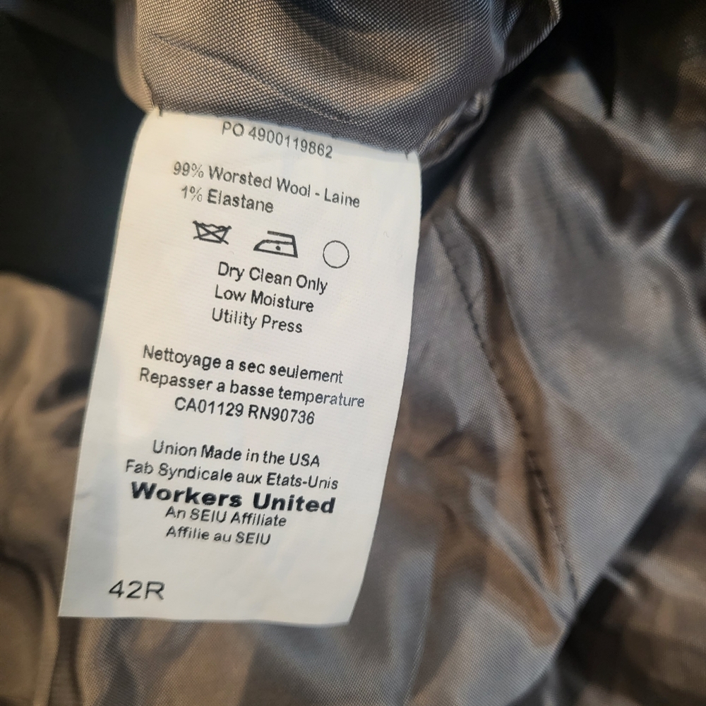 Hart Schaffner Marx New York Worsted Wool Blazer - Picture 9 of 14